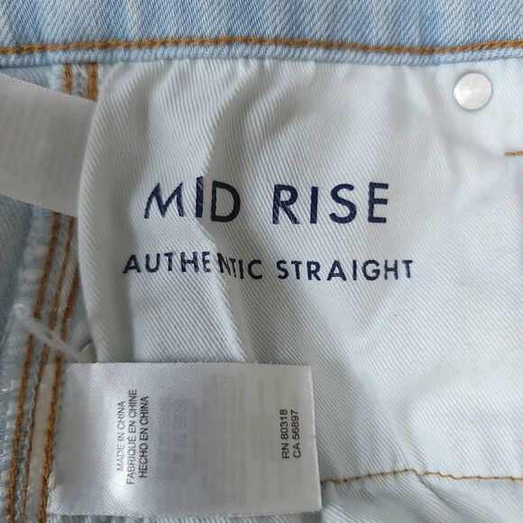 Lucky Brand Mid-Rise Crop Jeans Blue Stretch - Picture 10 of 11
